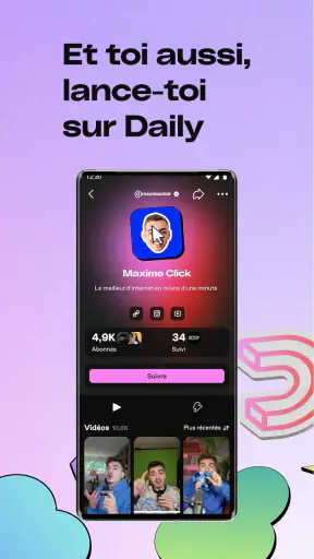 Dailymotion App Vidéo Sociale screenshot