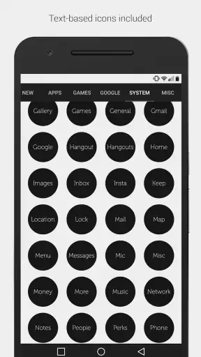 Dark Void Pro - Black Icons screenshot