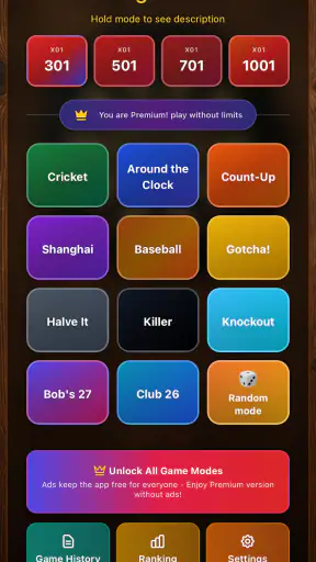 Darts Counter Fléchettes Score screenshot