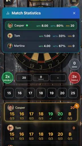 Darts Counter Fléchettes Score screenshot