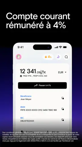 Deblock - Application bancaire screenshot
