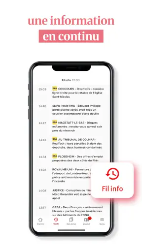 Dernières Nouvelles d'Alsace screenshot