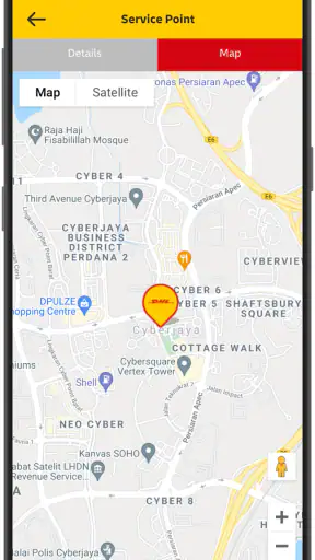 DHL Express Mobile screenshot