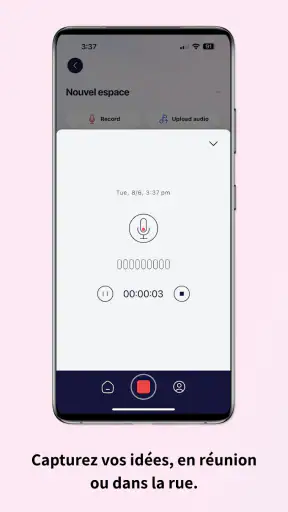 Dicte: Assistant IA réunions screenshot