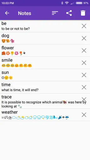 Dictionnaire Anglais - Offline screenshot