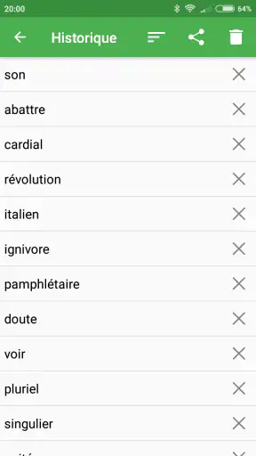 Dictionnaire Français screenshot