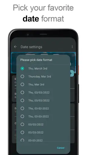 DIGI Clock Widget Plus screenshot
