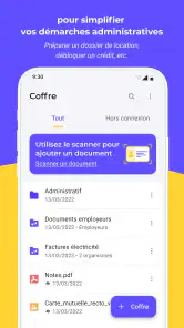 Digiposte coffre-fort sécurisé screenshot