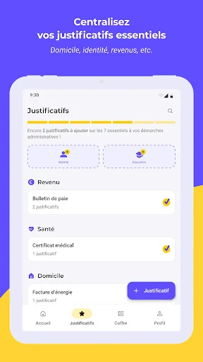 Digiposte coffre-fort sécurisé screenshot