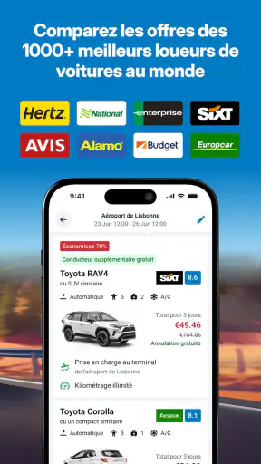 DiscoverCars: Location voiture screenshot