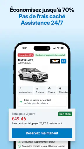 DiscoverCars: Location voiture screenshot
