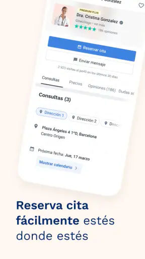 Doctoralia: pide citas médicas screenshot