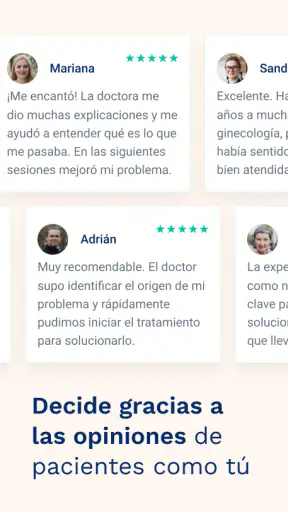 Doctoralia: pide citas médicas screenshot