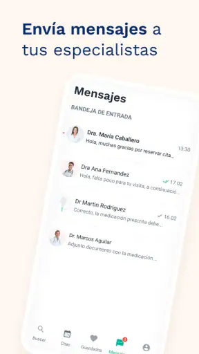 Doctoralia: pide citas médicas screenshot
