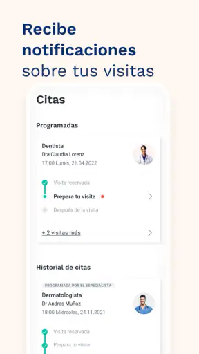 Doctoralia: pide citas médicas screenshot