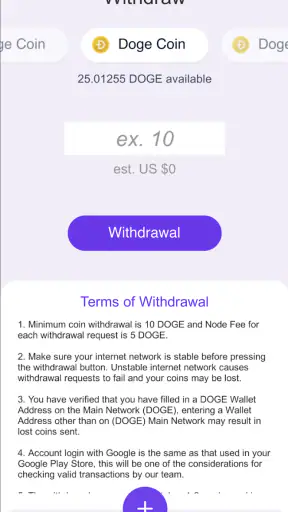 DOGE Miner by NVS screenshot
