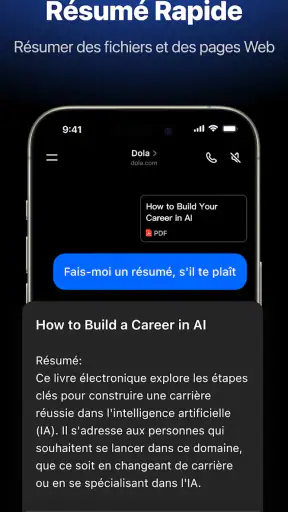 Dola : assist. IA intelligent screenshot