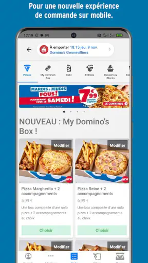 Domino's Pizza France screenshot