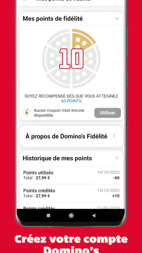 Domino's Pizza France screenshot