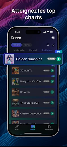 Donna IA Musique Générateur screenshot