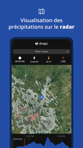 Drops - Radar de Pluie & Orage screenshot