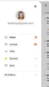 E-mail screenshot
