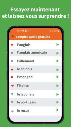 Earworms: Apprendre une langue screenshot