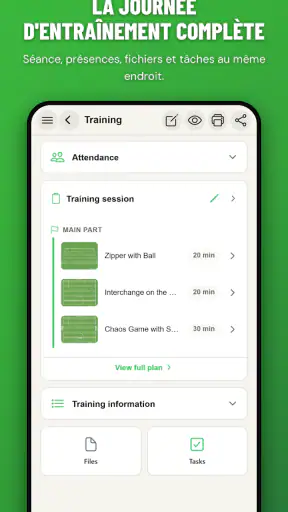 easy2coach - Training screenshot