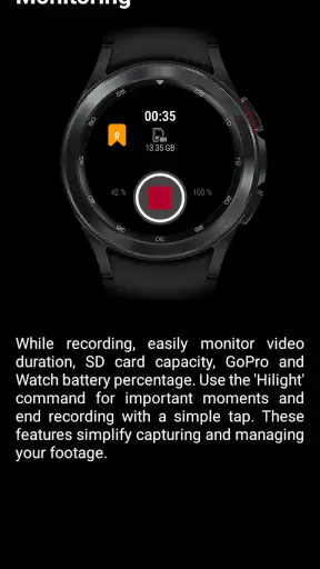 EasyBlack 12 for GoPro,Wear OS screenshot