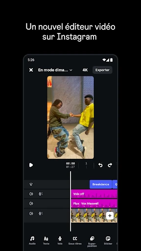 Edits, une app d’Instagram screenshot