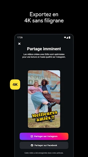 Edits, une app d’Instagram screenshot