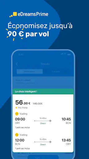 eDreams: Vols, Hôtels, Voiture screenshot