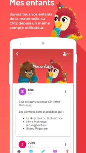 Educartable - Familles screenshot