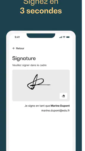 Edusign Apprenant screenshot