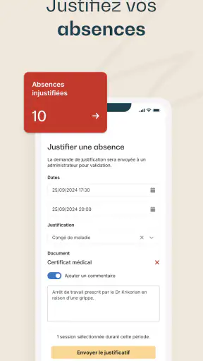 Edusign Apprenant screenshot