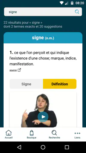 Elix - Langue des signes screenshot