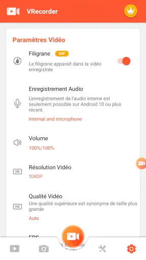 Enregistreur d'écran VRecorder screenshot