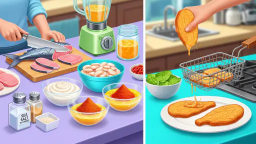 Ensemble de cuisine 2D screenshot
