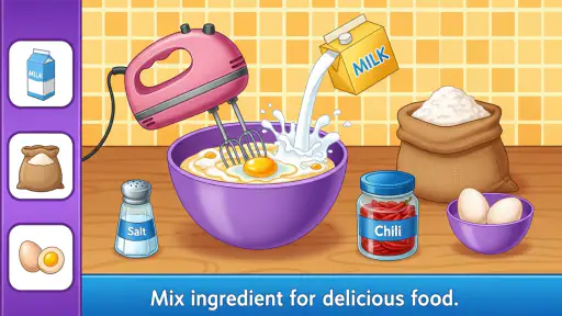 Ensemble de cuisine 2D screenshot
