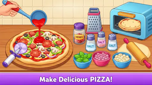Ensemble de cuisine 2D screenshot
