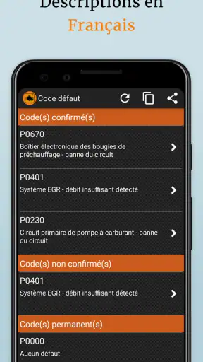 EOBD Facile - Car Scanner OBD2 screenshot