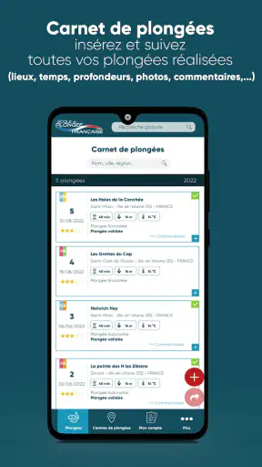 EPF - Ecole Plongée Française screenshot