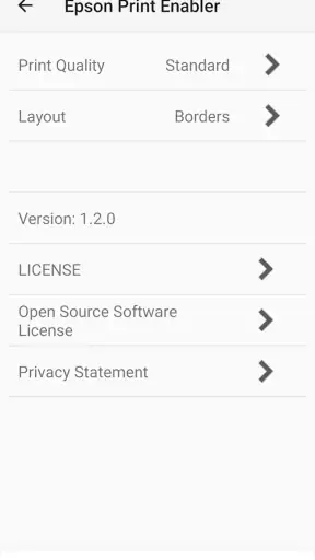 Epson Print Enabler screenshot