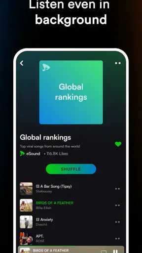 eSound - Lecteur de Musique screenshot