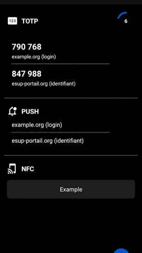 Esup Auth screenshot