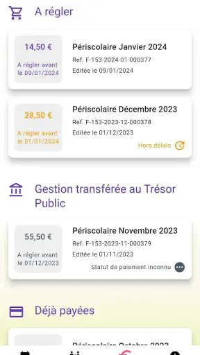 eTicket Famille screenshot