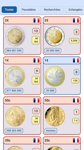Euro Coin Collection screenshot