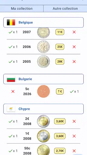 Euro Coin Collection screenshot