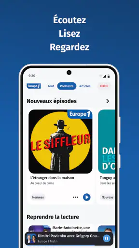 Europe 1: radio, podcast, actu screenshot