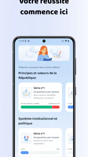 Examen Civique 2026 screenshot